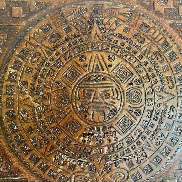 VINTAGE 1950s Hand Tooled Leather Satchel Purse Bag Mexico - Picture 15 of 16